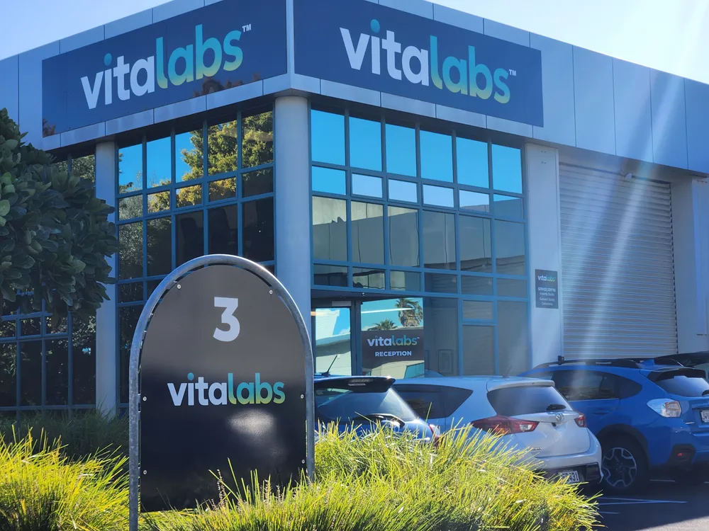 The VitaLabs contract manufacturing facility at 3 Tarndale Grove, Rosedale, Auckland